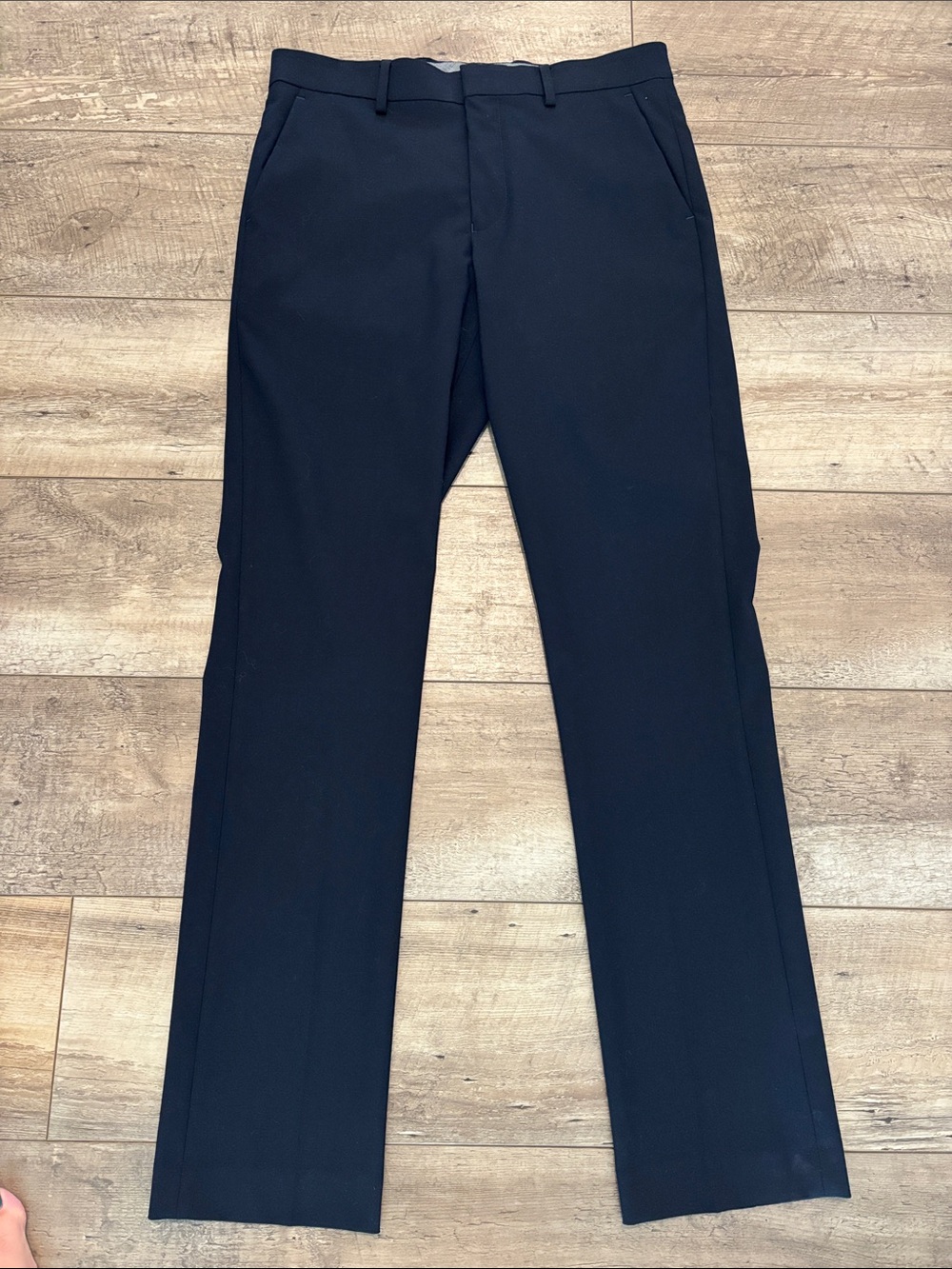 Men's Classic Navy Blue Murano Evans Fit wardrobe essentials Dress Pants